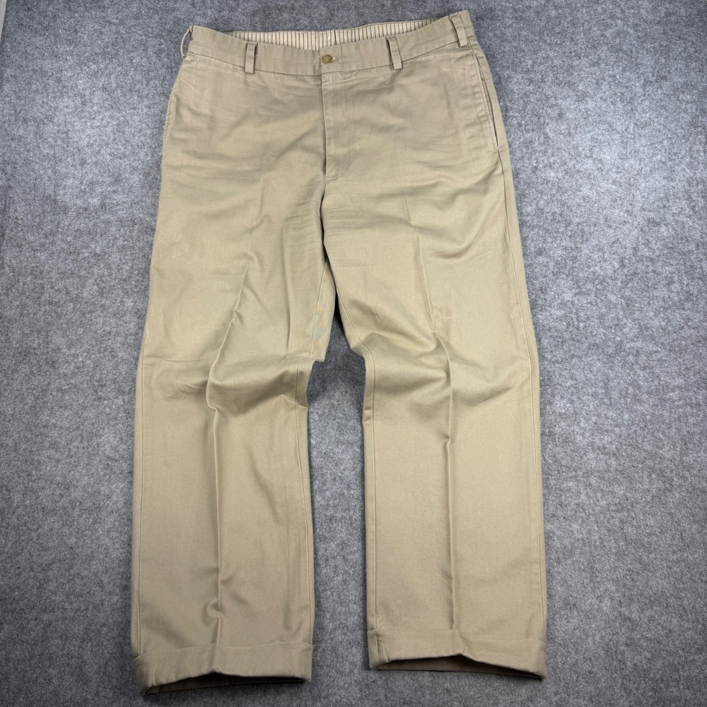 Bills Khakis M2 Mens 38x30 British Khaki Chinos Cotton Cuffed Made in USA